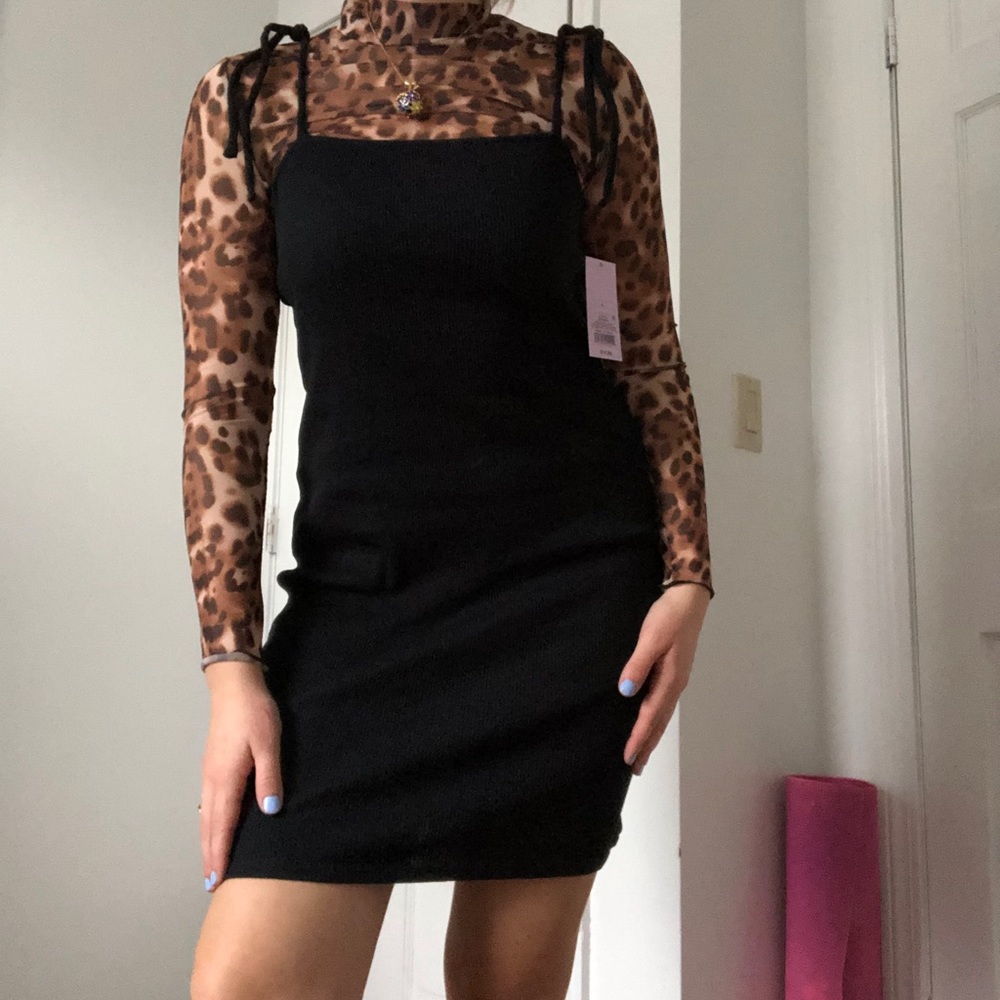 Brand new black cami dress size large